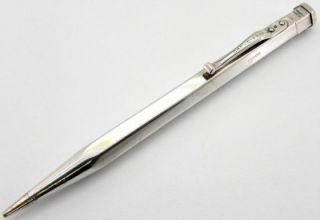 Solid Silver Yard O LED Propelling Pencil BBC TV Connection Birm 1973 
