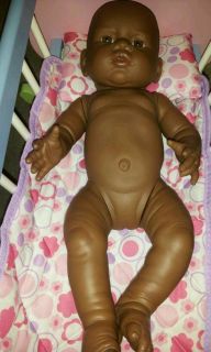 African American Berenger Baby Doll 15 So Cute Good for Reborning 