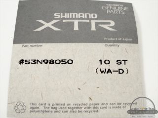 RD M951 Shimano XTR rear derailleur sealed bering cable guide pulley 