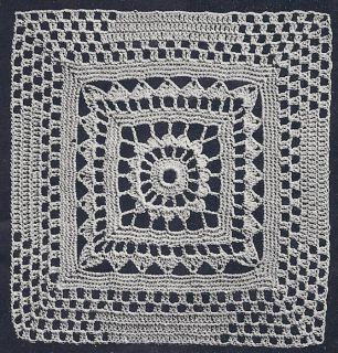 Vintage Crochet Pattern Filet Bedspread Berkeley Square
