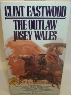 The Outlaw Josey Wales VHS Western Movie Tape Clint Eastwood 