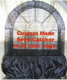 Small Seed Catcher Skirt Guard Solid Polyester Fabric for Bird Cage Up 