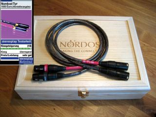 You are bidding on 1m (110cm tip to tip) pair NORDOST Tyr, factory 