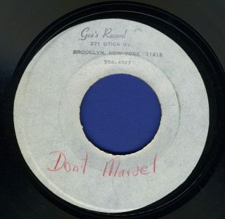 2012 JACKIE BERNARD KINGSTONIANS DONT MARVEL RARE REGGAE 45 7