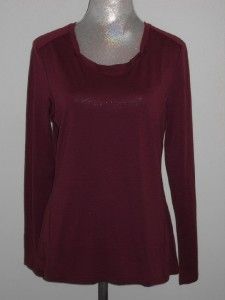 Ibex CLARITY Long Sleeve Top Merino Wool Womens Berri Purple NWT