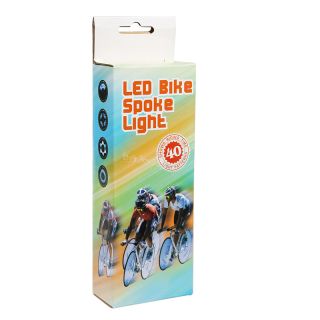 Bike Bicycle Wheel Spoke 14 LED Light Reflector Set Lamp
