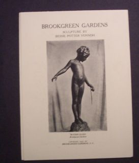   Gardens Art Sculpture Book 1937 Bessie Potter Vonnoh Sea Sprite
