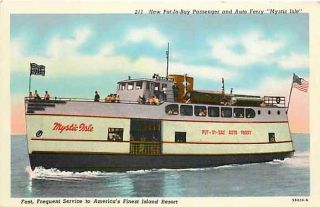 Ferry, Mystic Isle, Great Lakes, Port Clinton Put In Bay Route 