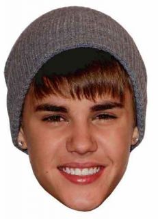 JUSTIN BIEBER Big Head wearing HAT 2011 promo pic   WindoCling Decal 