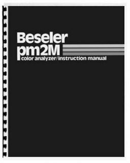 Beseler PM2M Color Analyzer Instruction Manual 