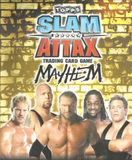 Topps WWE Slam Attax Mayhem SmackDown Trading Card See Cards Available 