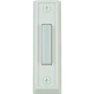 New Thomas and Betts Wired Doorbell Button White