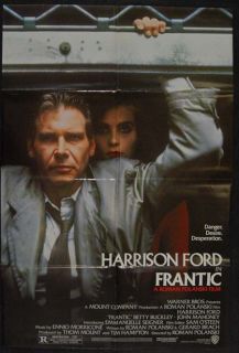 frantic 1988 harrison ford emanuelle seigner betty buckley directed by 
