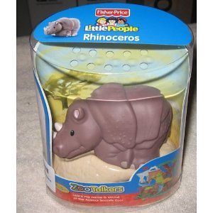 Fisher Price Little People Zoo Talkers Animals Rhinoceros New
