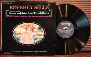 Westminster Stereo Beverly Sills French Opera Vinyl