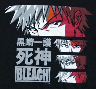 Bleach Anime Ichigo Kurosaki Multiple Eyes T Shirt Size Large, NEW 