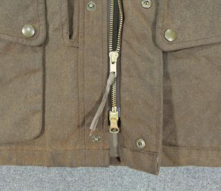   Waxed Oil Finish Cotton Hunting Shooting Field Jacket Coat XL