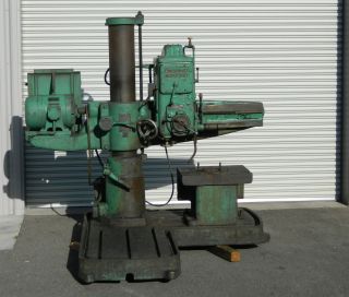 Cincinnati Bickford Radial Arm Drill Drilling Machine