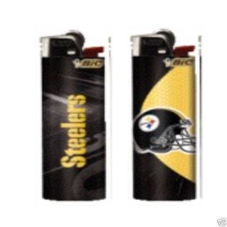 Lot of 2 Pittsburgh Steelers BIC Lighters Lot H