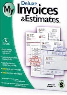   & Estimates Deluxe 2001 PC CD small business billing accounting tool