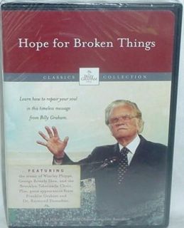 Hope for Broken Things Billy Graham New Christian DVD