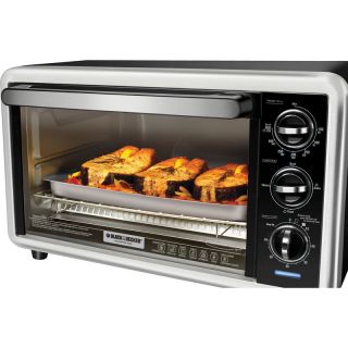Countertop Convection Toaster Oven Broiler 6 Slice Toast Bake Broil 