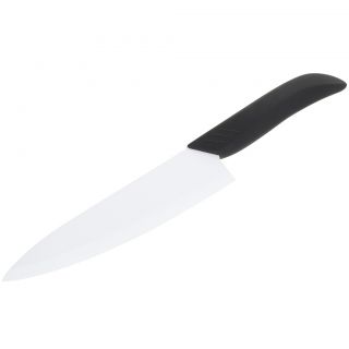 chic chefs cutlery ceramic knife black 17 5cm blade