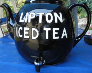 Vintage Large Lipton Iced Tea Store Display Dispenser
