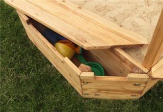 KidKraft Wooden Sandbox Big Top Backyard Sand Box