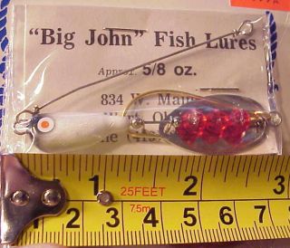 Big John Walleye Rig Lure 5 8 oz New in Pkg Pearl