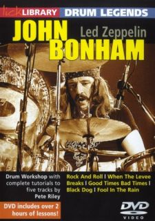 Lick Library Drum Legends John Bonham LED Zeppelin DVD