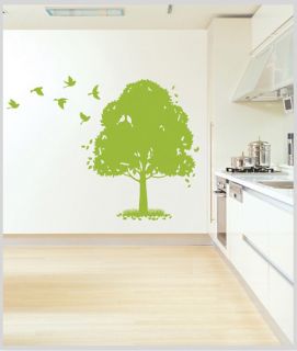 Big Size Happy Tree Wall Decor DIY Vinyl Decal Stickers