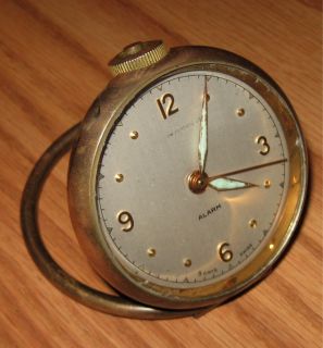 Bigelow Kennard 8 Day Swiss Travel Alarm Clock Cortland Concord Watch 