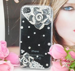   Camellia Crystal Rhinestone DIY for cell Phone iPhone Case Deco Kit #2