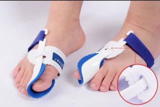 Pair Big Toe Bunion Night Splint Straightener Hallux Valgus Foot Pain 