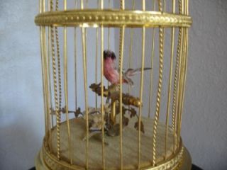 Reuge Mechanical Singing Bird Cage Birdcage Music Box