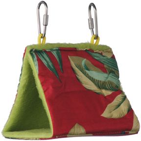 Scooter Zs Pet Tropical Soft Sided Snugglie Tent for Birds in 