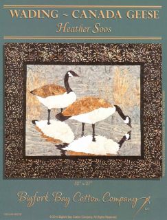 7171 wading canada geese soos bigfork applique quilt pattern