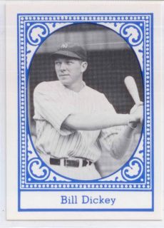 Bill Dickey HOFER All Time New York Yankees Card