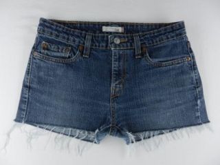 Levis 515 Cut Offs Frayed Hem Daisy Duke Stretch Jeans Shorts Womens 