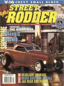Street Rodder Apr 1995 High Speed Salvage V 16 Chevy