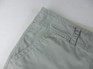 Ann Taylor LOFT Light Sage Green 100% Cotton Casual Shorts WOMENS Sz 8 