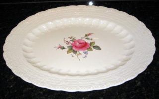 Spode Jewel Billingsley Rose Medium Oval Platter 1926