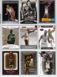 Bill Russell Set Lot 17 Different Cards