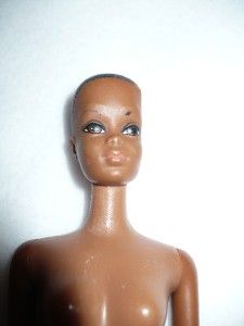 vintage mattel black barbie doll marked 1966