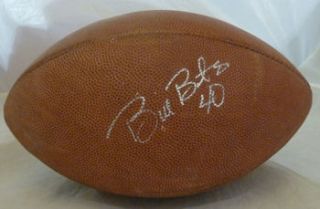 Bill Bates Autographed Signed Official NFL Game Used Football Dallas 