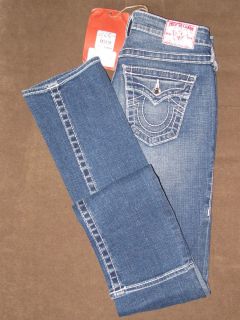   NEW True Religion Swarovski Crystal Disco Billy Big T Jeans Size 24