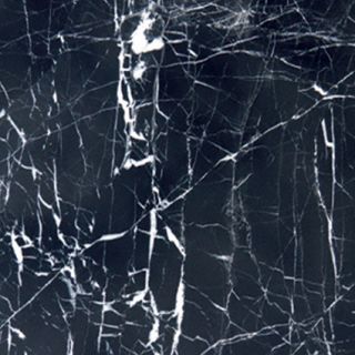 Black Marble w Vein 12x12 Polished Marble Flooring Tile