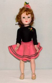 1950s Madame Alexander 18 Blonde Binnie Walker Doll w Original Tagged 