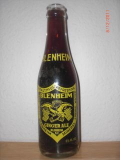 1968 6 5 oz Blenheim ACL Soda Bottle South Carolina SC